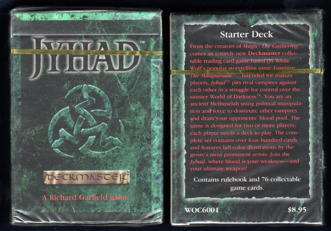 未開封 Vampire the Eternal Struggle Starter Vampire The Eternal Struggle Deckmaster Starter Deck Jyhad